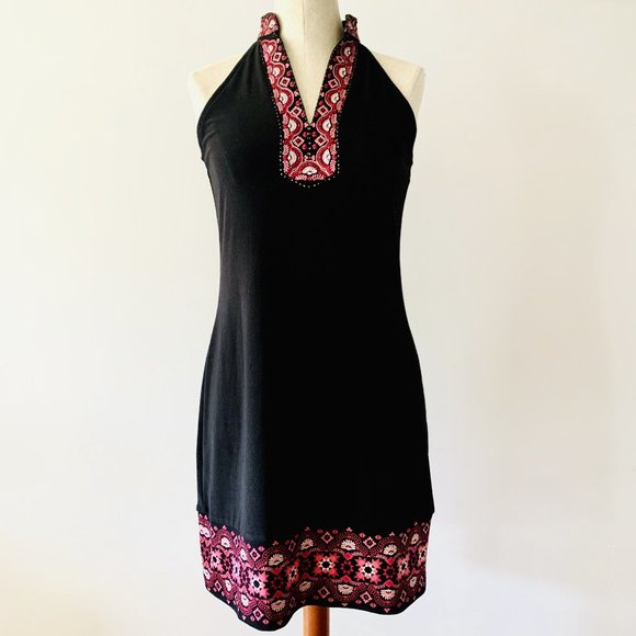 WHBM Embroidered Collar Dress - Picture 4 of 8